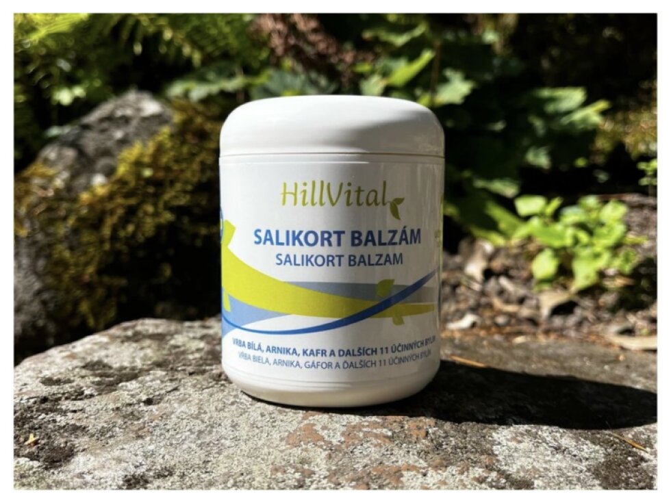HillVital Salikort balzám, na bolest svalů a zánět šlach, 250ml