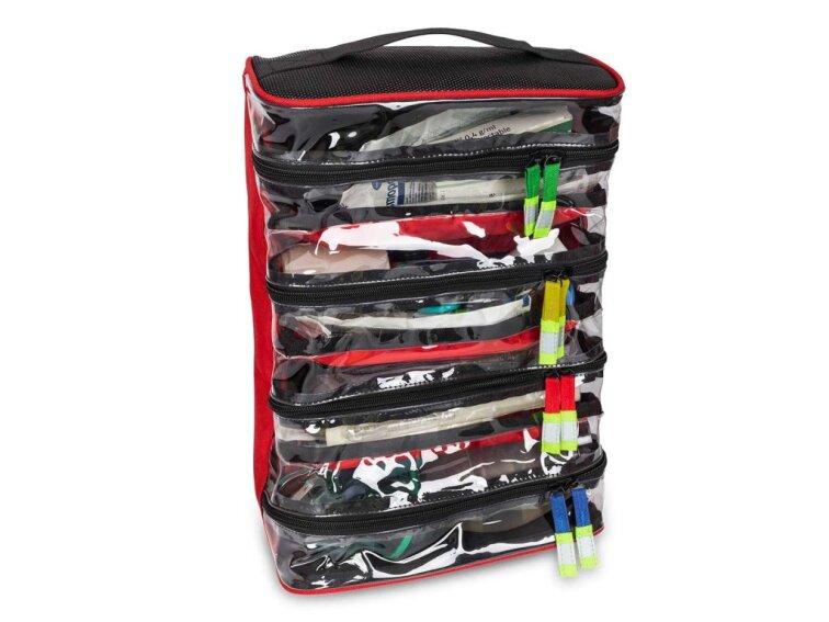 Elite Bags CRITICAL’S EVO Záchranářská taška profesionální, červená