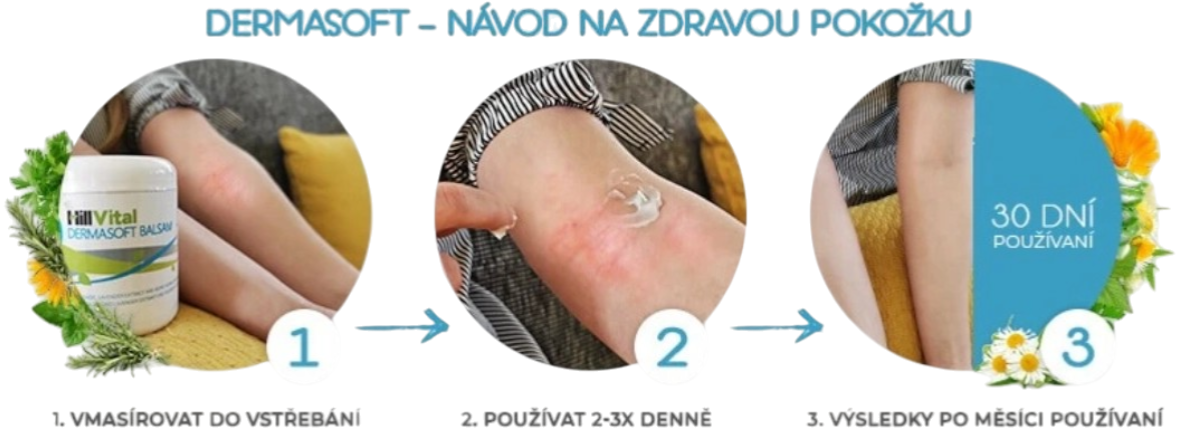 HillVital Dermasoft balzám, na kožní problémy, 250 ml