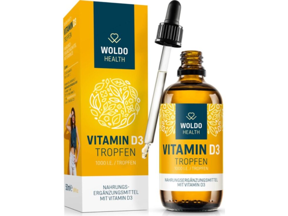 WoldoHealth® Vitamín D3 1000 IU, 50ml