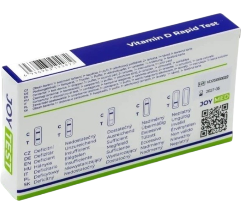 1x Vitamín D test z krve