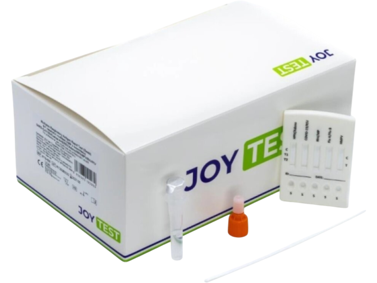 20x 9v1 respirační Multi test pro detekci devíti respiračních patogenů z nosohltanu