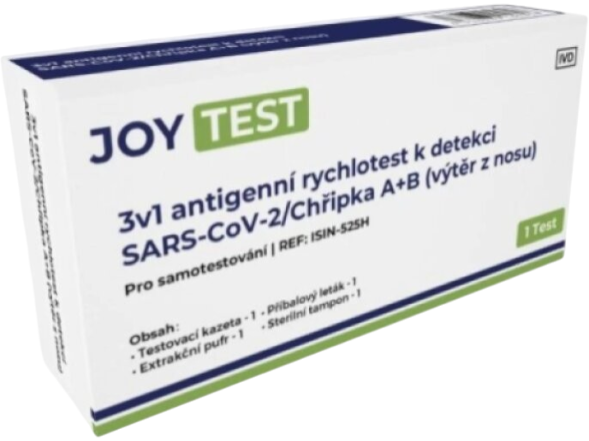 1x 3v1 Test na SARS-CoV-2 z nosohltanu