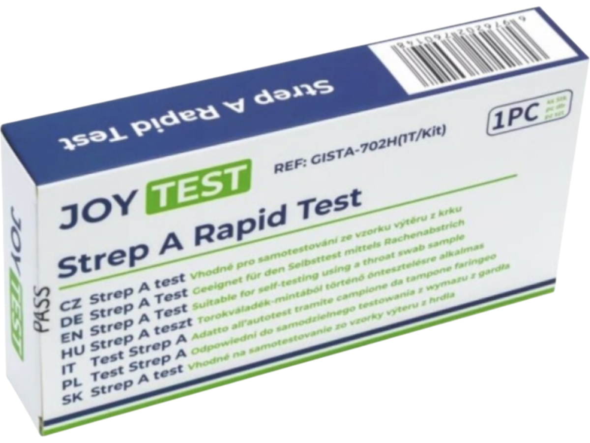 1 x Test na Streptococcus pyogenes