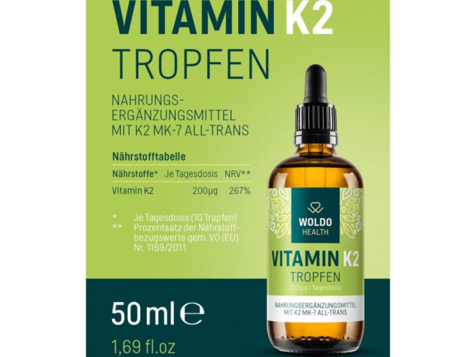 WoldoHealth® Vitamín K2 MK7, 50ml