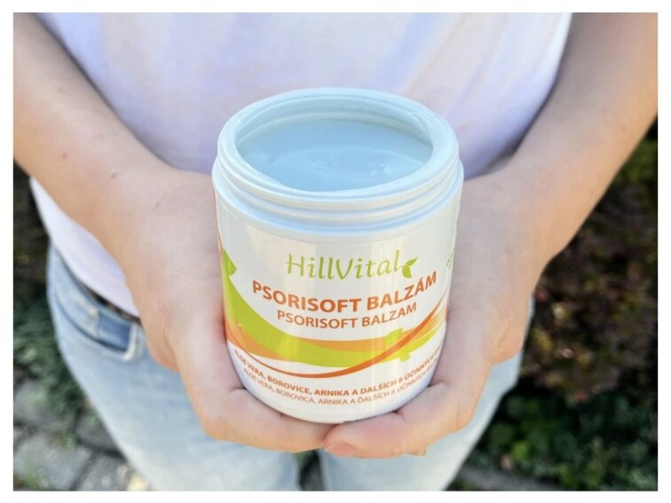 HillVital Psorisoft balzám, na kožní problémy, 250ml