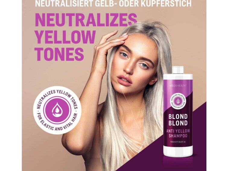 WoldoHealth® Šampon na blond vlasy, 1000ml