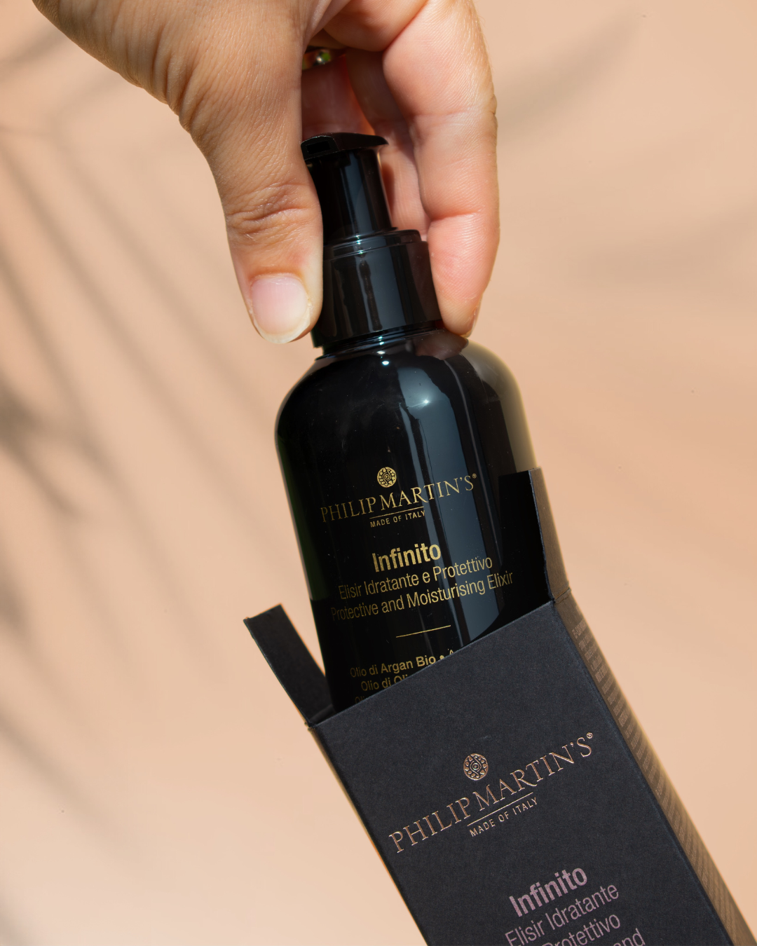 INFINITO OIL výživný vlasový olej na suché vlasy, lesk a hebkost vlasů