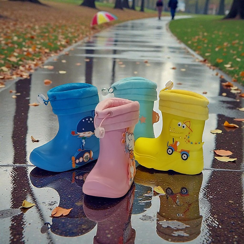 detské gumáky zateplené rose Apawwa