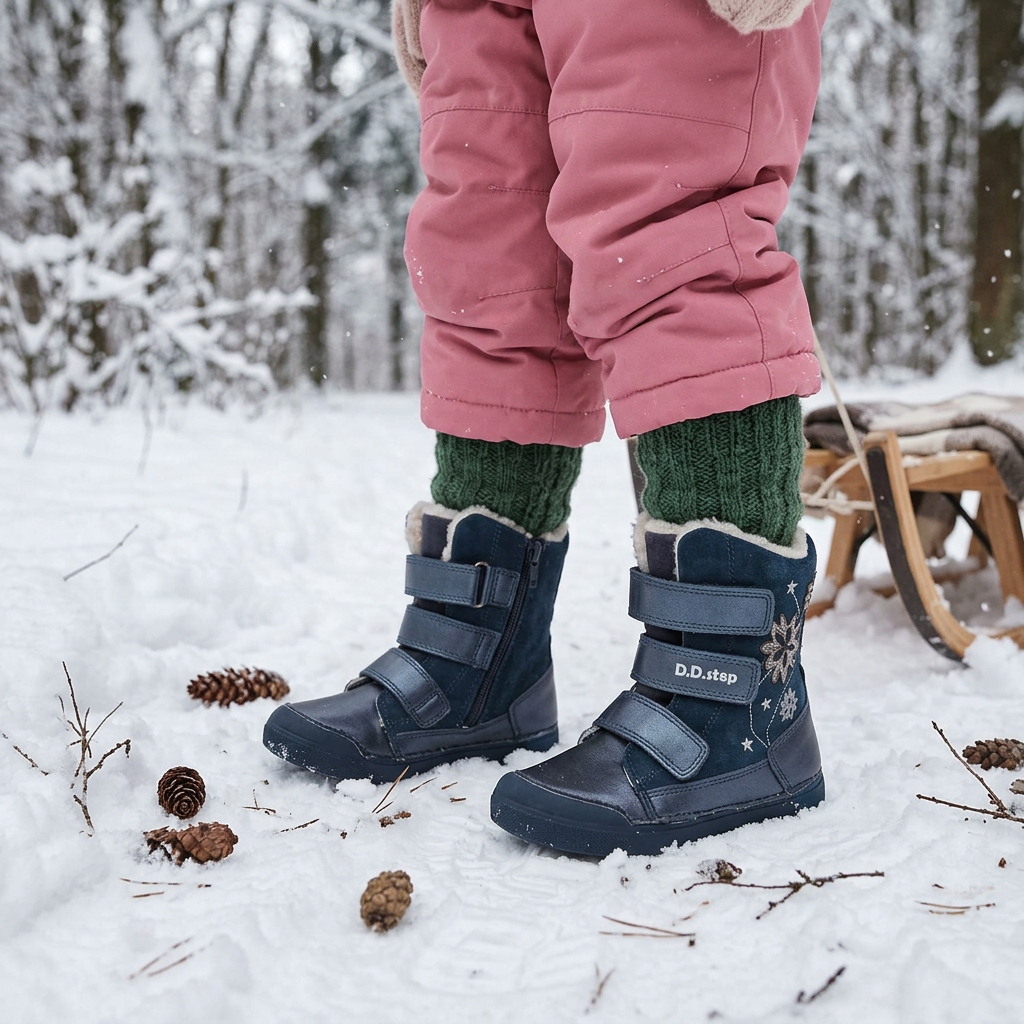 DD Step W068-345 detská zimná obuv