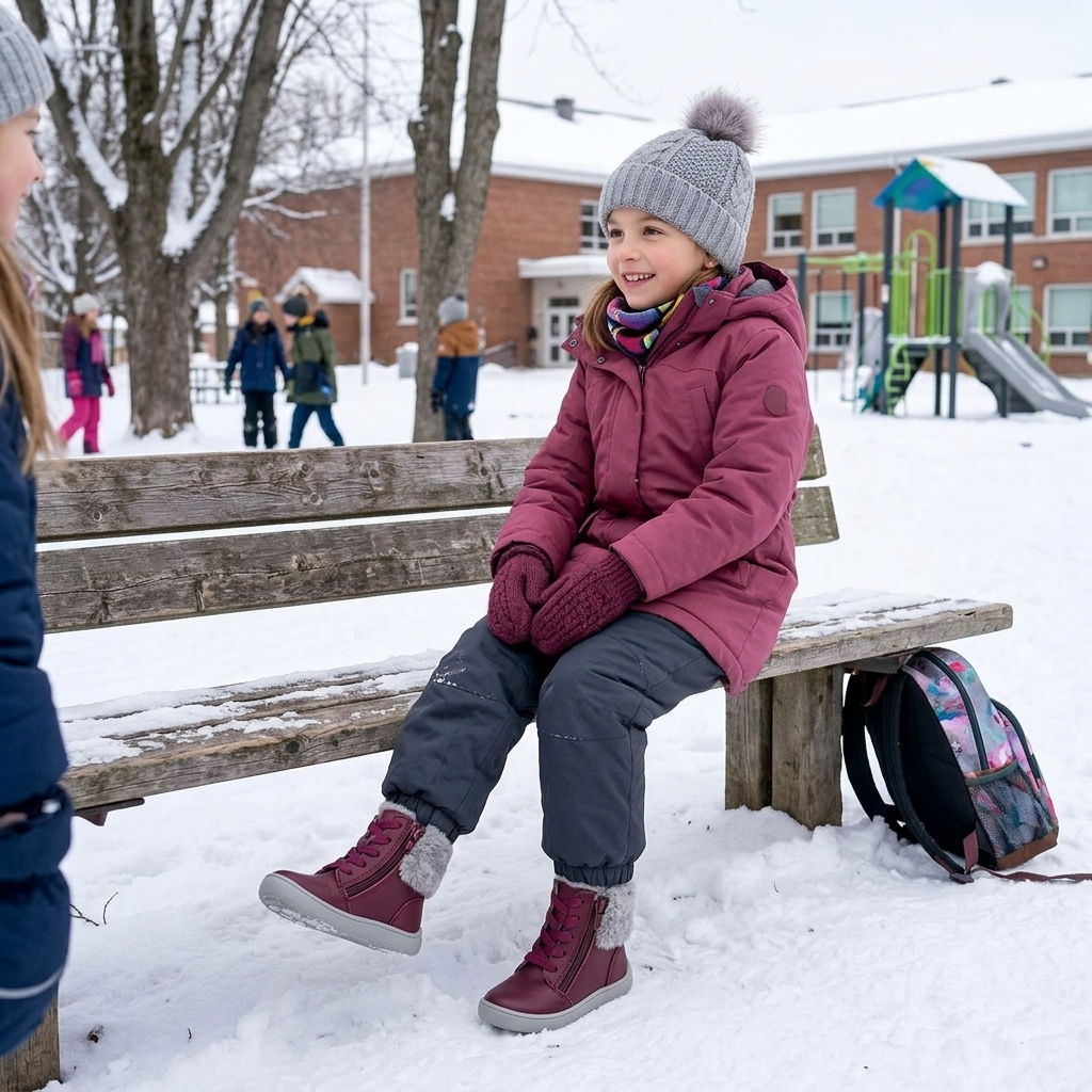 Protetika LUSIA detská zimná barefoot obuv