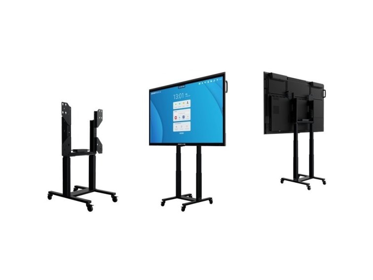Mobilní výškově nastavitelný elektrický stojan pro interaktivní displeje ADVANTouch eQ Lift Mobile Compact
