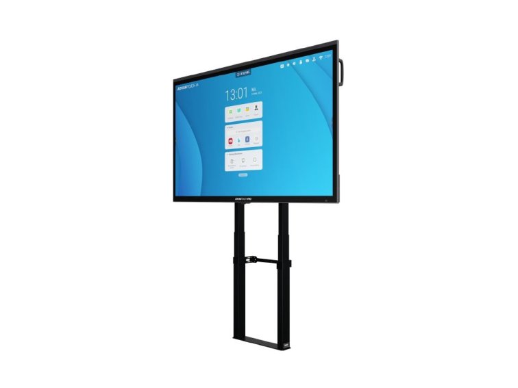 Výškově nastavitelný elektrický stojan pro interaktivní displeje ADVANTouch eQ Lift Next Wall/Floor Compact