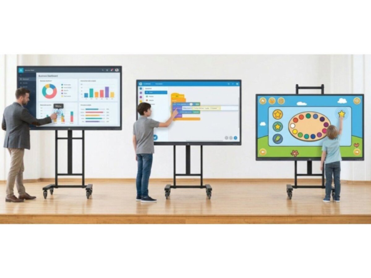Mobilní elektrický stojan AVTEK TS Stand Light do 75"