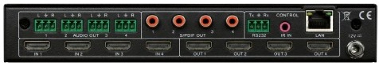 HDMI maticový přepínač MSU44-18G 4x4