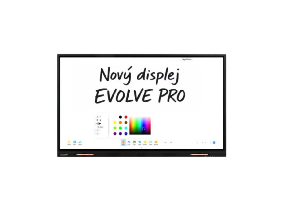 Dotykový displej Legamaster Evolve Pro (55" - 98")