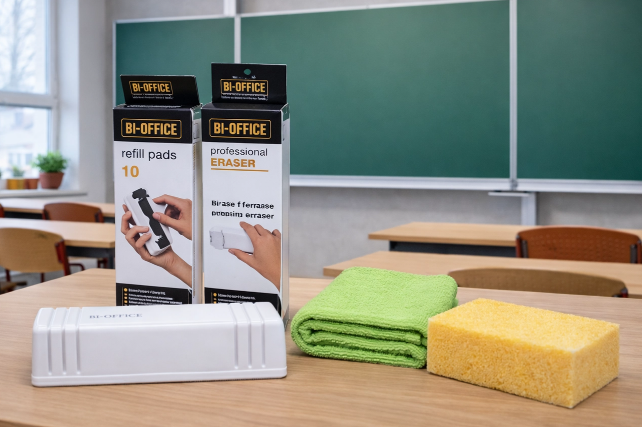 Jak správně čistit a udržovat školní tabule, aby se dobře mazaly i po letech