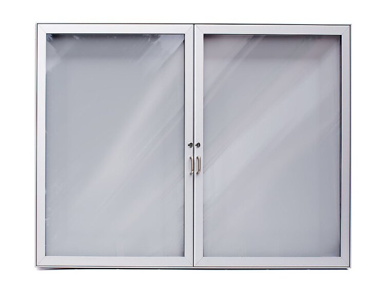 Dvojkřídlá venkovní magnetická vitrína XML40