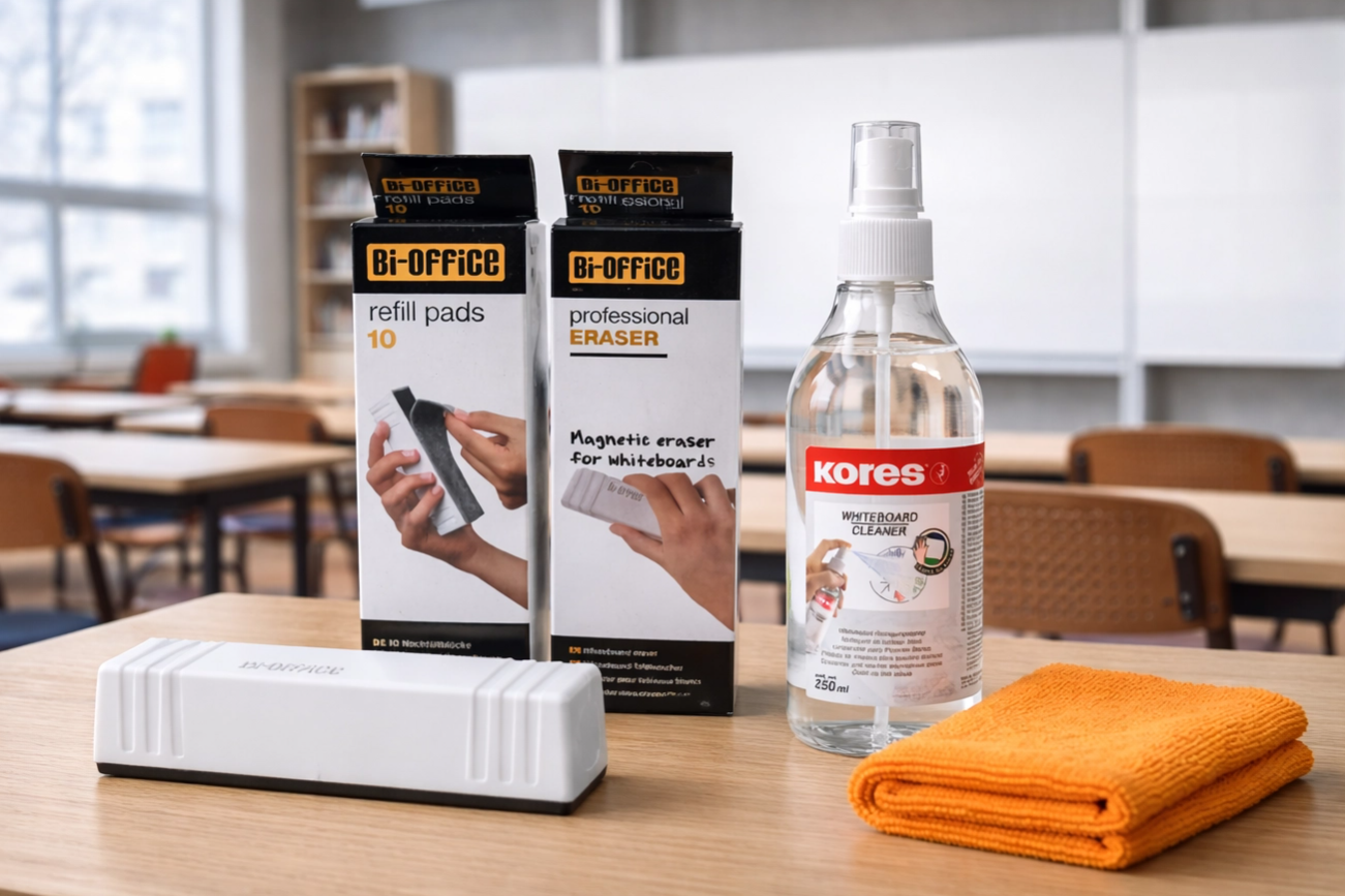 Jak správně čistit a udržovat školní tabule, aby se dobře mazaly i po letech