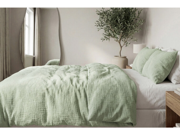 Celoroční mušelínové povlečení Salvia