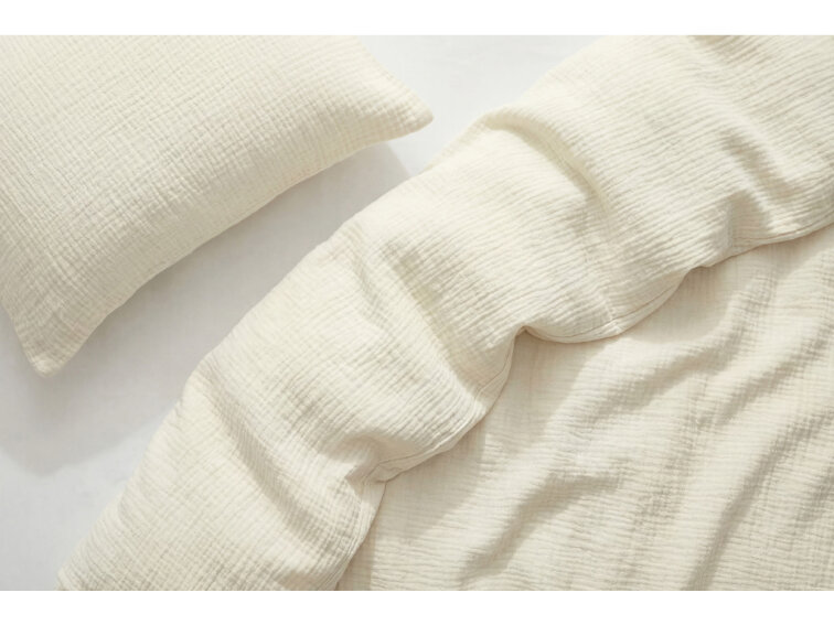 Celoroční mušelínové povlečení Ivory