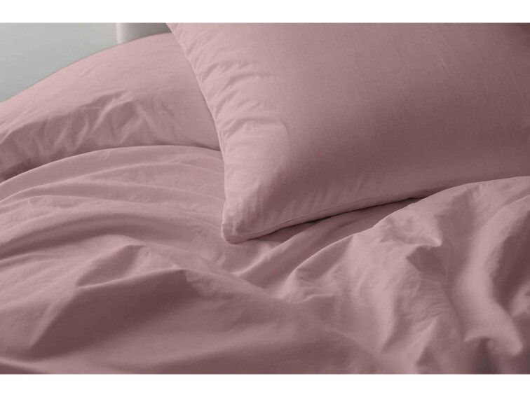 Bavlněné povlečení Jednobarevné perkálové - tmavě starorůžové
