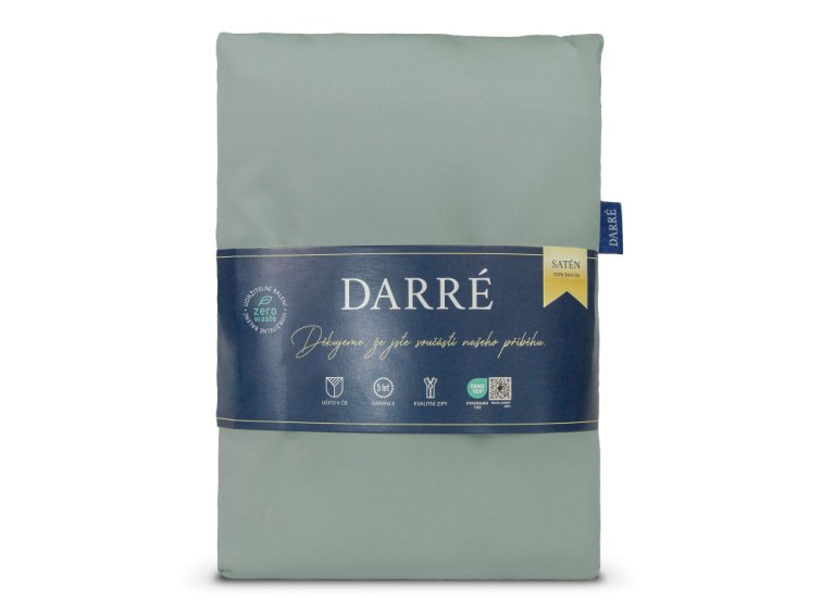 Saténové povlečení Wild Forest - GOTS