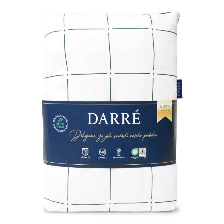 Saténové povlečení Royal Dream - dark green