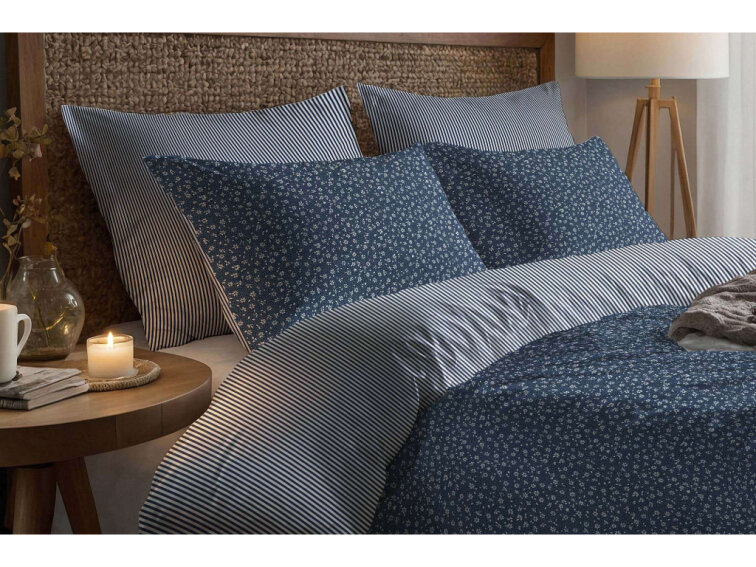 Bavlněné povlečení Venkovský sen - modré