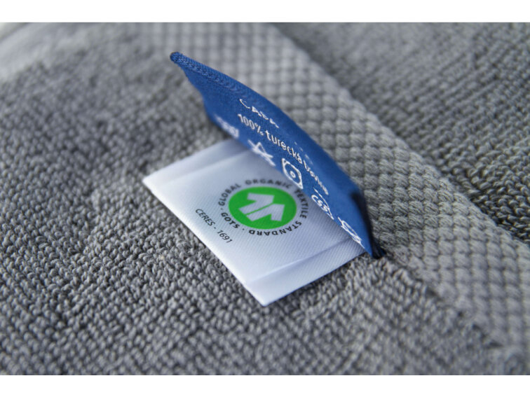 Ručníky a osušky CASA VIVA - tmavě šedá - GOTS