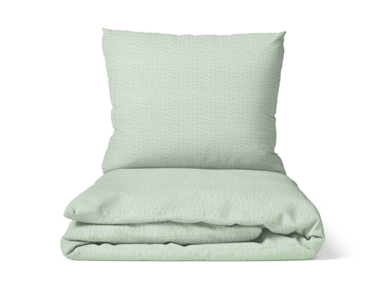Krepové povlečení Jednobarevné - světle zelené