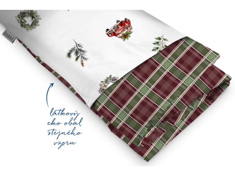Bavlněné povlečení Vánoční jízda - duo