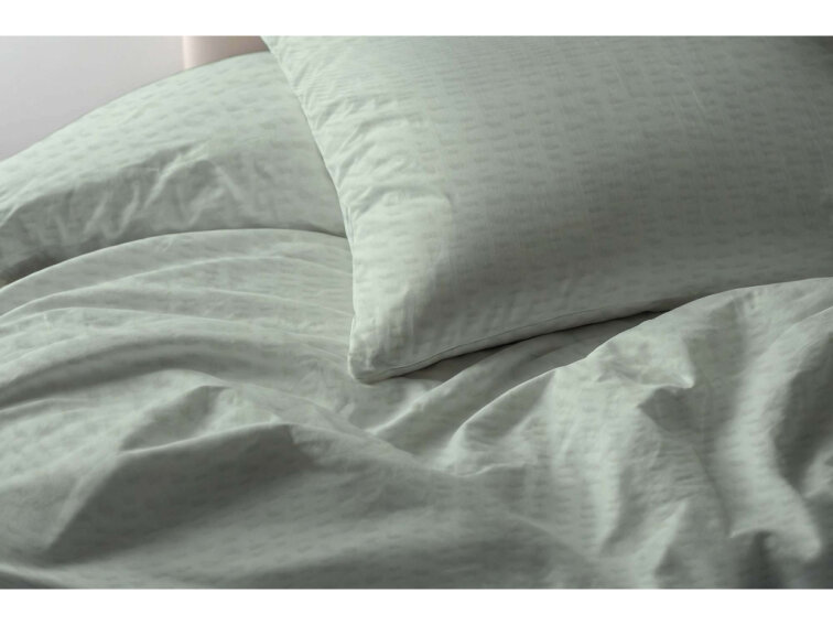 Krepové povlečení Jednobarevné - světle zelené