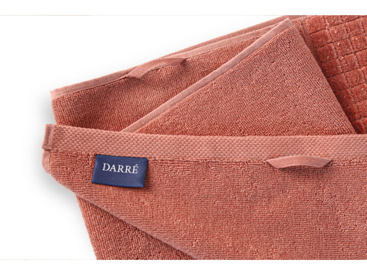 Ručníky a osušky CASA VIVA - terakotová - GOTS