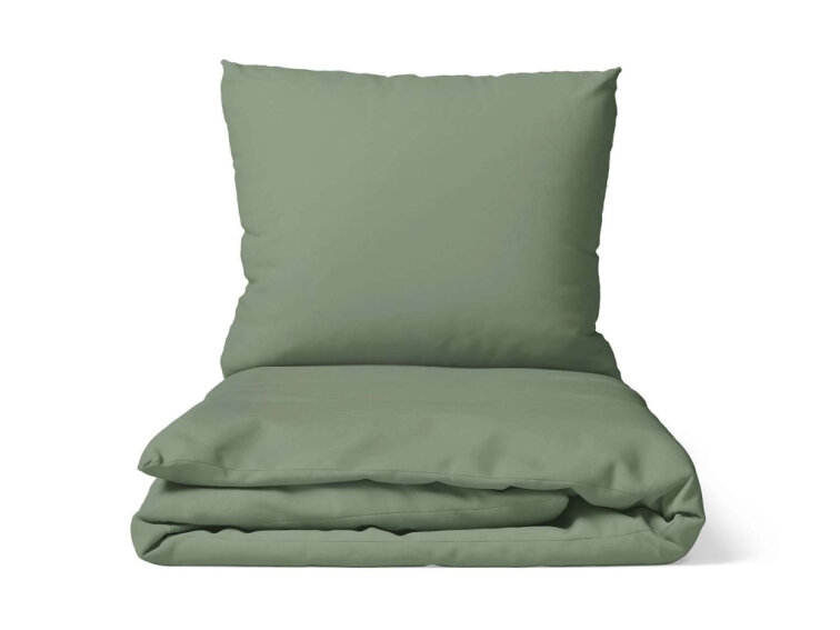 Bavlněné povlečení Jednobarevné perkálové - olivové