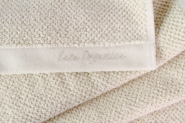 Výhodná sada ručníků a osušek CASA ORGANICA - béžová + oranžová