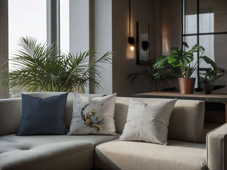 Dekorační povlak na polštářek Zasněný Malý princ 2