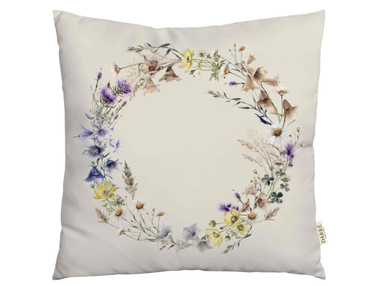 Dekoračný povlak na vankúš Horská lúka od Darré - venček 2