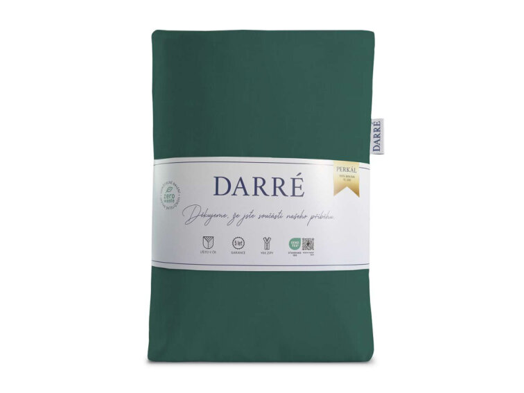 Bavlněné povlečení Jednobarevné perkálové - malachite 2