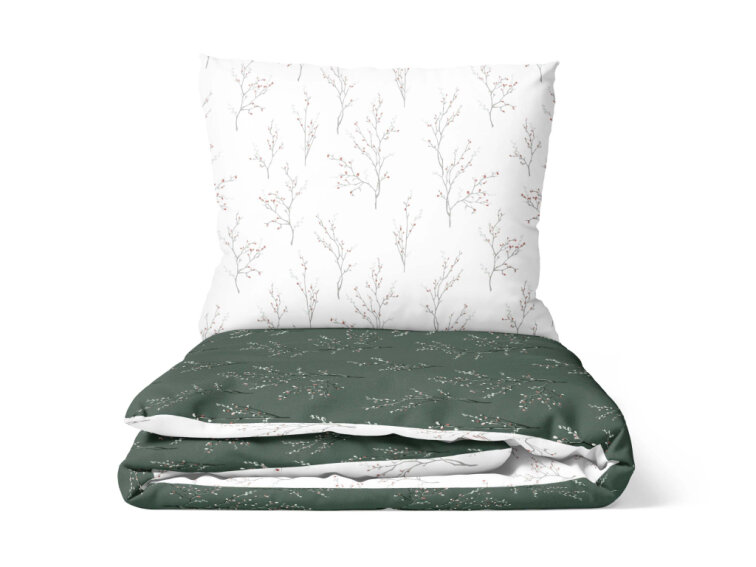 Bavlněné povlečení Zasněné větvičky - duo - GOTS