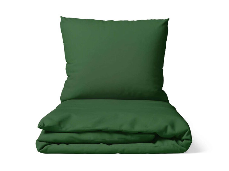 Bavlněné povlečení Jednobarevné perkálové - zelené