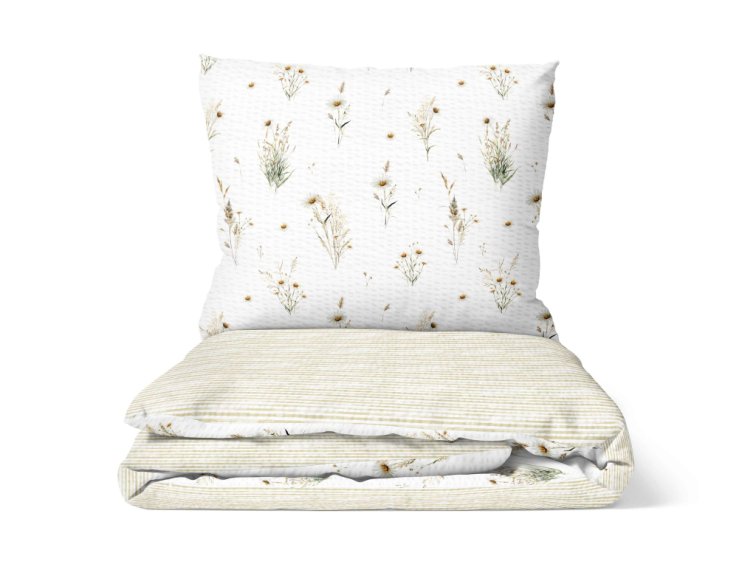 Krepové povlečení Polní kvítí