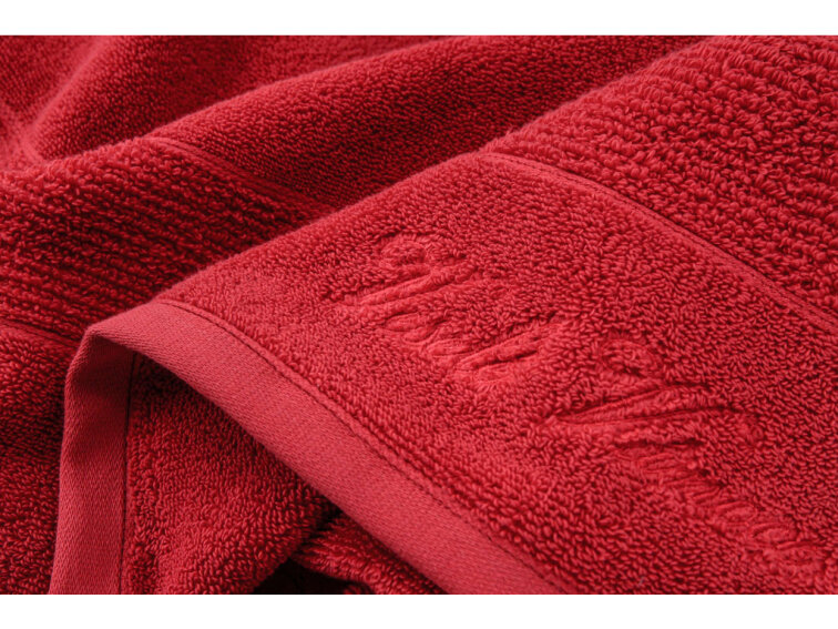 Ručníky a osušky BELLA CASA - červená - Veselé Vánoce