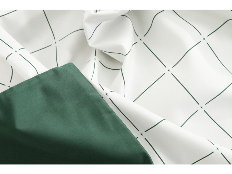 Saténový povlak na polštář Royal Dream - dark green