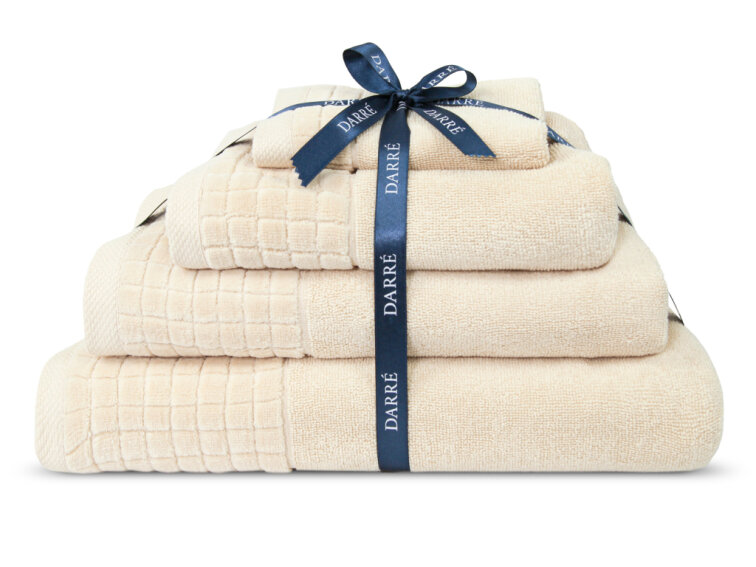 Výhodná sada uterákov a osušiek CASA VIVA - smotanová