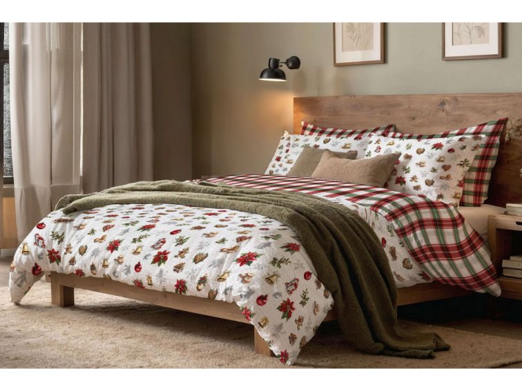 Krepové povlečení Vánoční svátky - duo