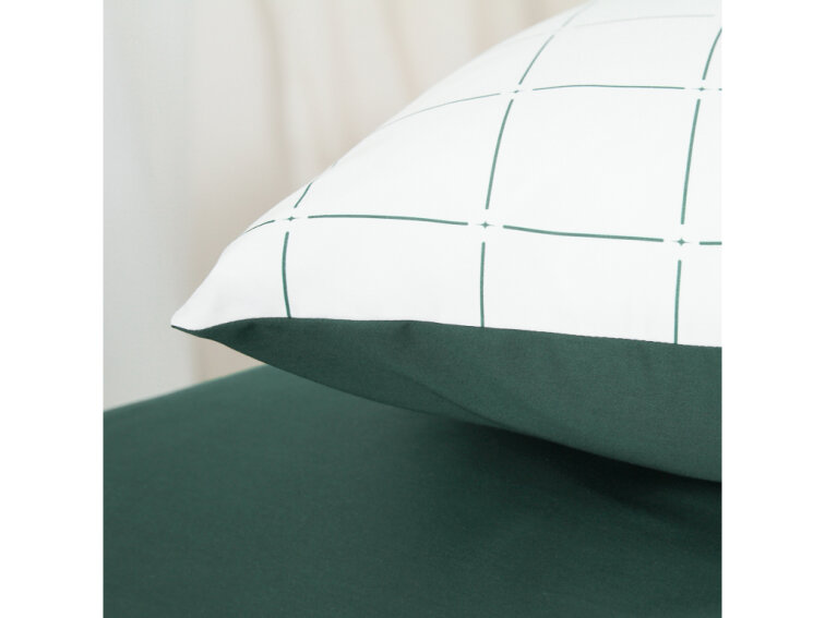 Saténové povlečení Royal Dream - dark green