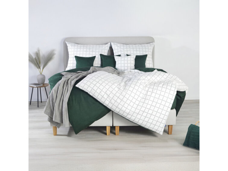 Saténové povlečení Royal Dream - dark green