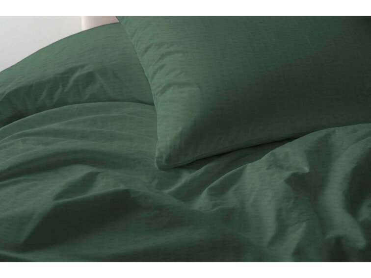 Krepové povlečení Jednobarevné - zelené