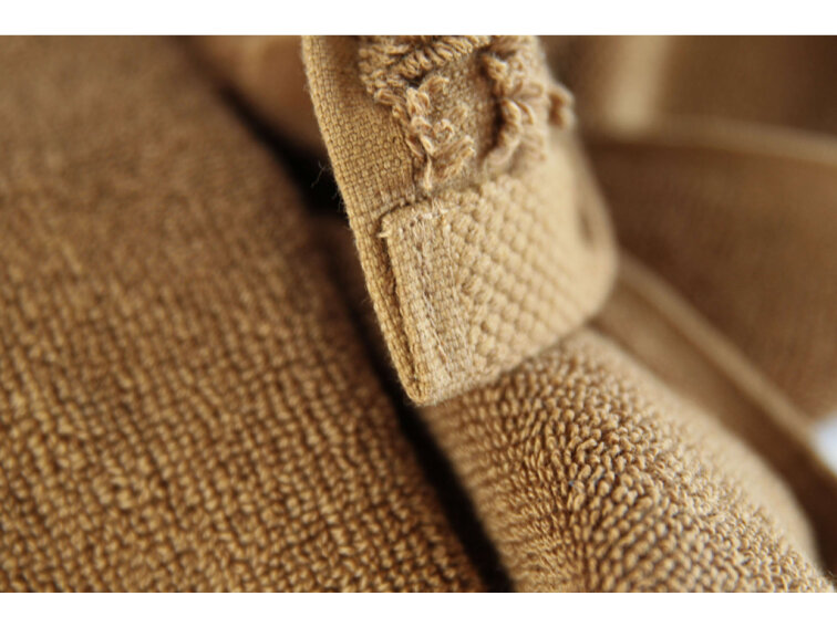 Ručníky a osušky CASA VIVA - tmavě hnědá - GOTS